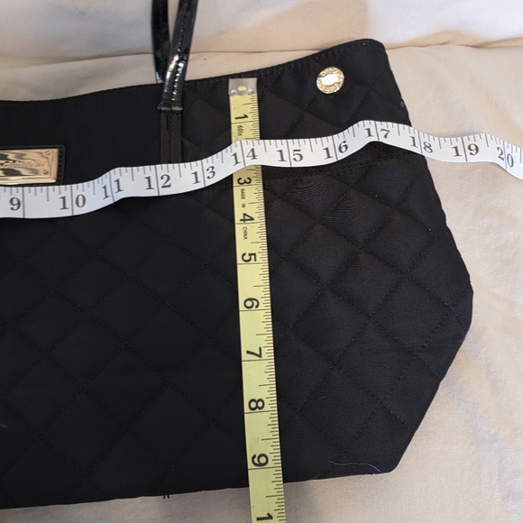 Calvin Klein Black Quilted Nylon On The Outside Tote Bag - Picture 8 of 13